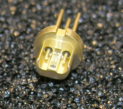 photo of Open Can laser diode.