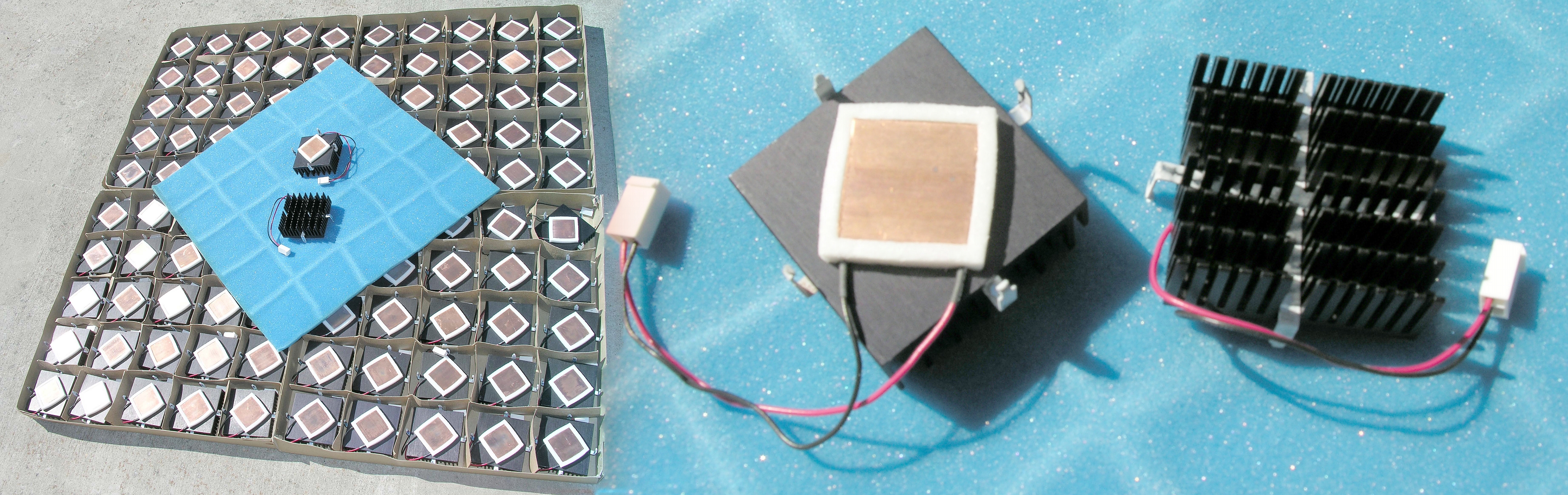 Composite Photo of Thermal Electric Coolers