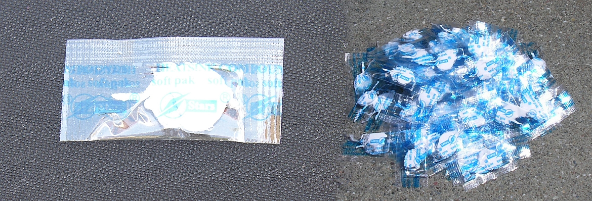 photo of 1 gram package of thermal grease